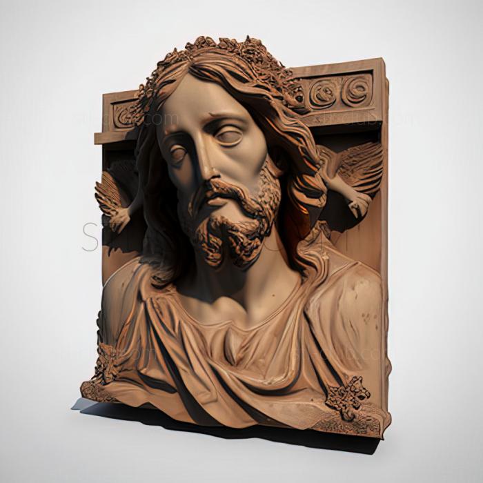 3D model st jesus (STL)